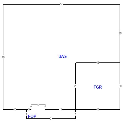 Building layout (traversing data) of this property