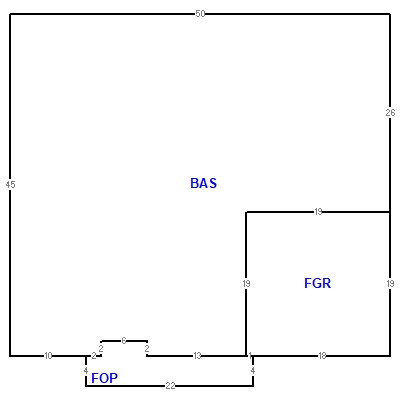 Building layout (traversing data) of this property