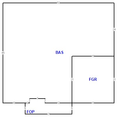 Building layout (traversing data) of this property
