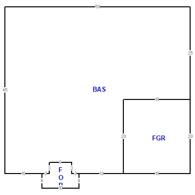Building layout (traversing data) of this property