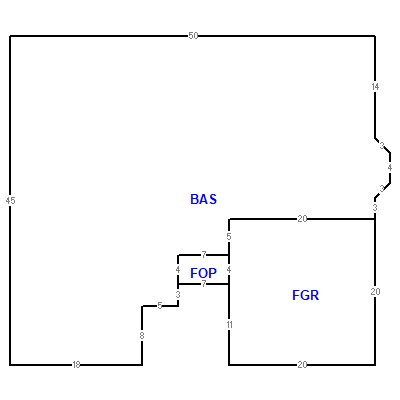 Building layout (traversing data) of this property