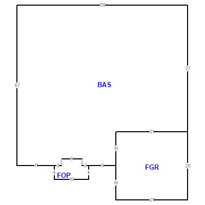 Building layout (traversing data) of this property