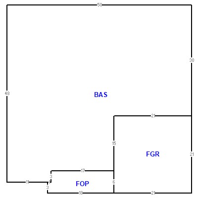 Building layout (traversing data) of this property