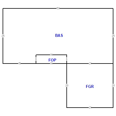 Building layout (traversing data) of this property