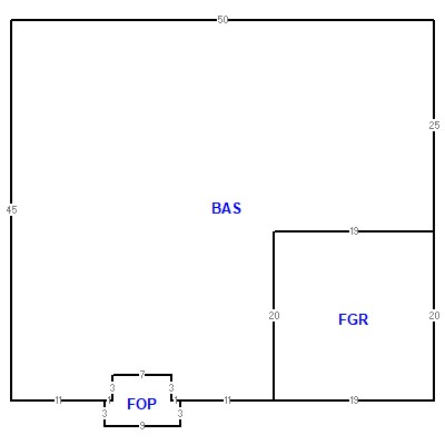 Building layout (traversing data) of this property