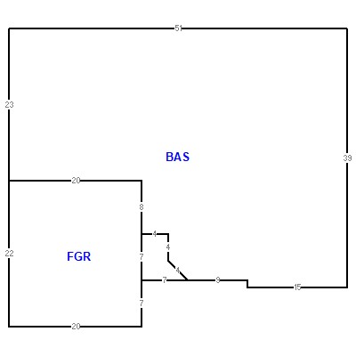 Building layout (traversing data) of this property