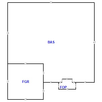 Building layout (traversing data) of this property