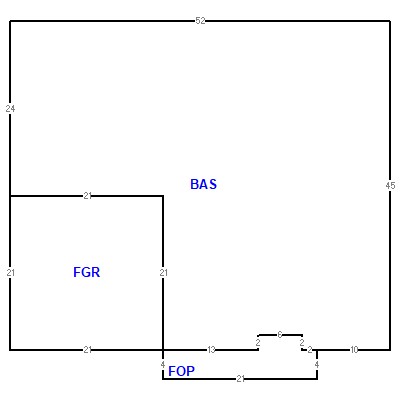 Building layout (traversing data) of this property