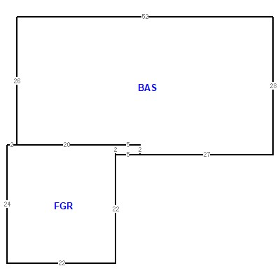 Building layout (traversing data) of this property