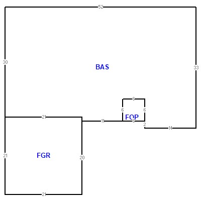 Building layout (traversing data) of this property