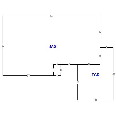 Building layout (traversing data) of this property