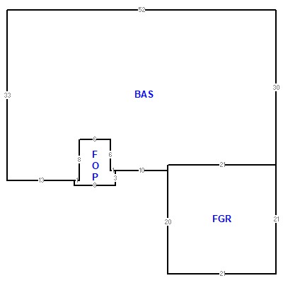 Building layout (traversing data) of this property