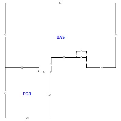 Building layout (traversing data) of this property