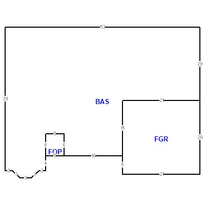Building layout (traversing data) of this property