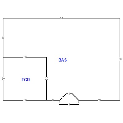 Building layout (traversing data) of this property