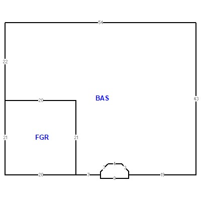 Building layout (traversing data) of this property