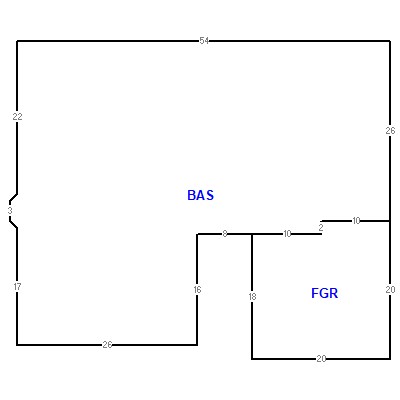 Building layout (traversing data) of this property
