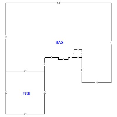 Building layout (traversing data) of this property