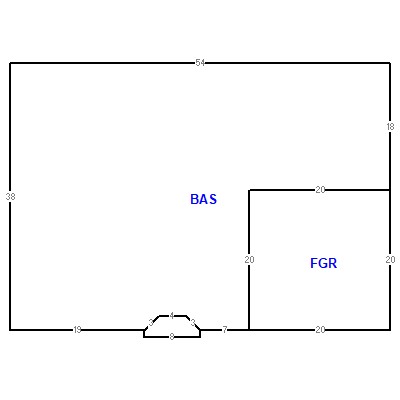 Building layout (traversing data) of this property