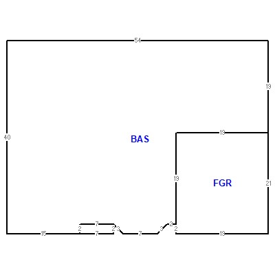 Building layout (traversing data) of this property