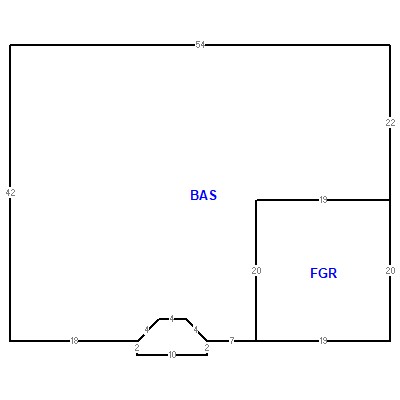 Building layout (traversing data) of this property