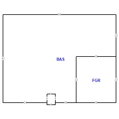 Building layout (traversing data) of this property