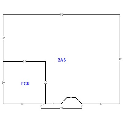 Building layout (traversing data) of this property