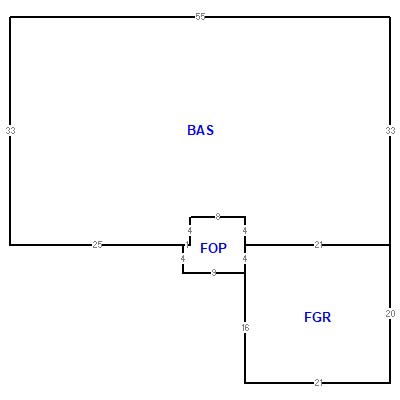 Building layout (traversing data) of this property