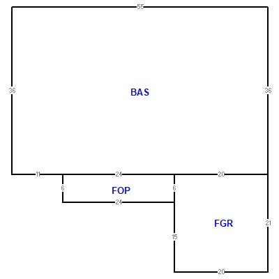 Building layout (traversing data) of this property