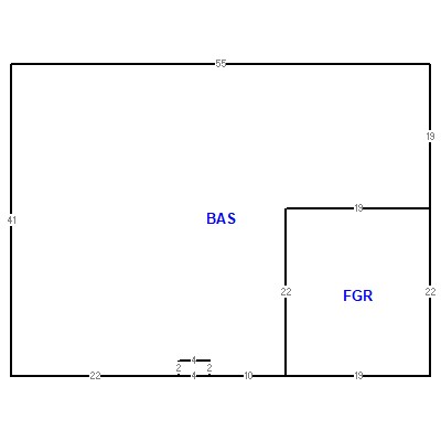 Building layout (traversing data) of this property