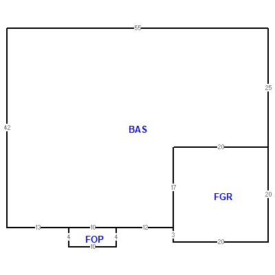Building layout (traversing data) of this property