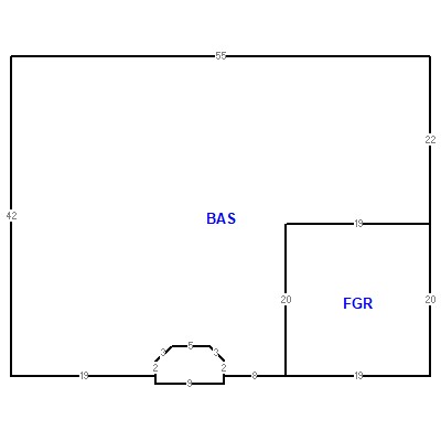 Building layout (traversing data) of this property
