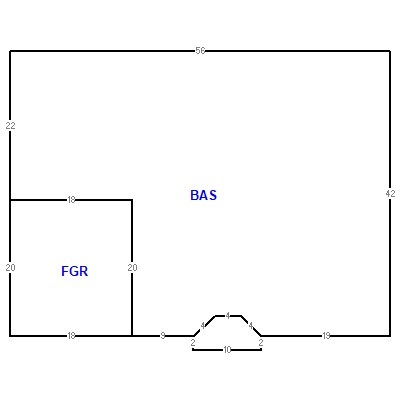 Building layout (traversing data) of this property