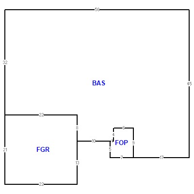Building layout (traversing data) of this property