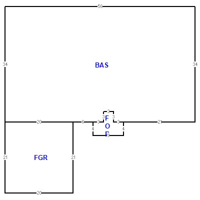 Building layout (traversing data) of this property