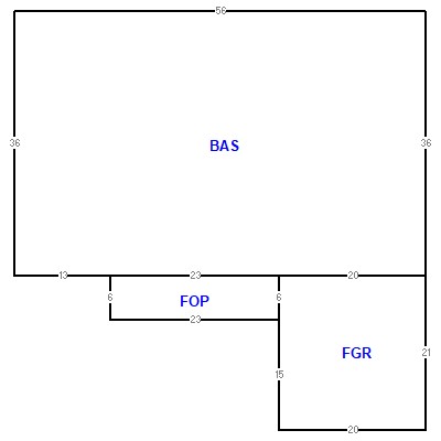Building layout (traversing data) of this property