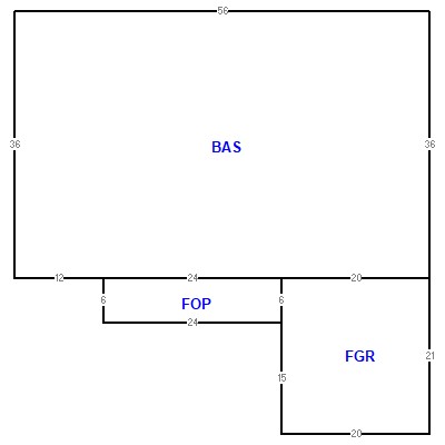Building layout (traversing data) of this property