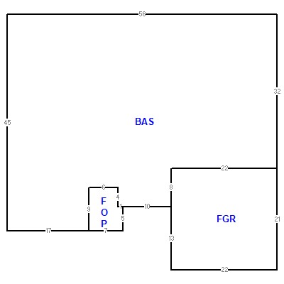 Building layout (traversing data) of this property