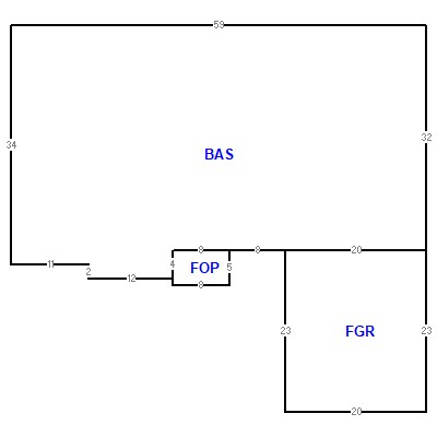 Building layout (traversing data) of this property