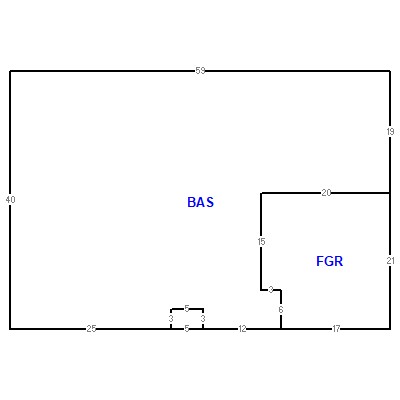 Building layout (traversing data) of this property
