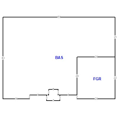 Building layout (traversing data) of this property