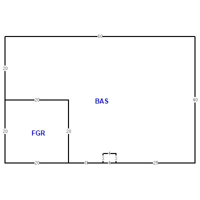 Building layout (traversing data) of this property