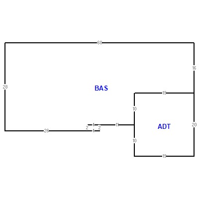 Building layout (traversing data) of this property