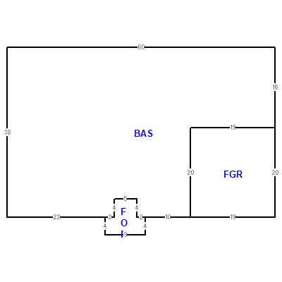 Building layout (traversing data) of this property