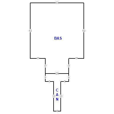 Building layout (traversing data) of this property