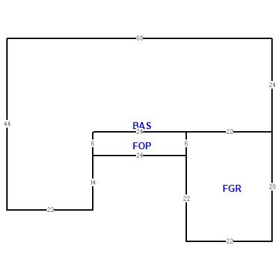 Building layout (traversing data) of this property