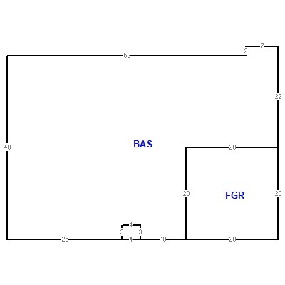 Building layout (traversing data) of this property