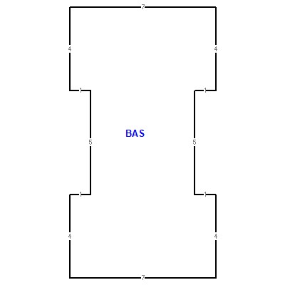 Building layout (traversing data) of this property
