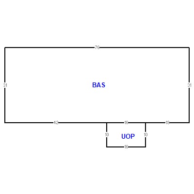 Building layout (traversing data) of this property