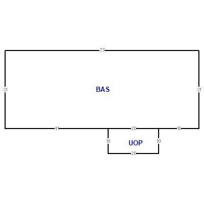 Building layout (traversing data) of this property